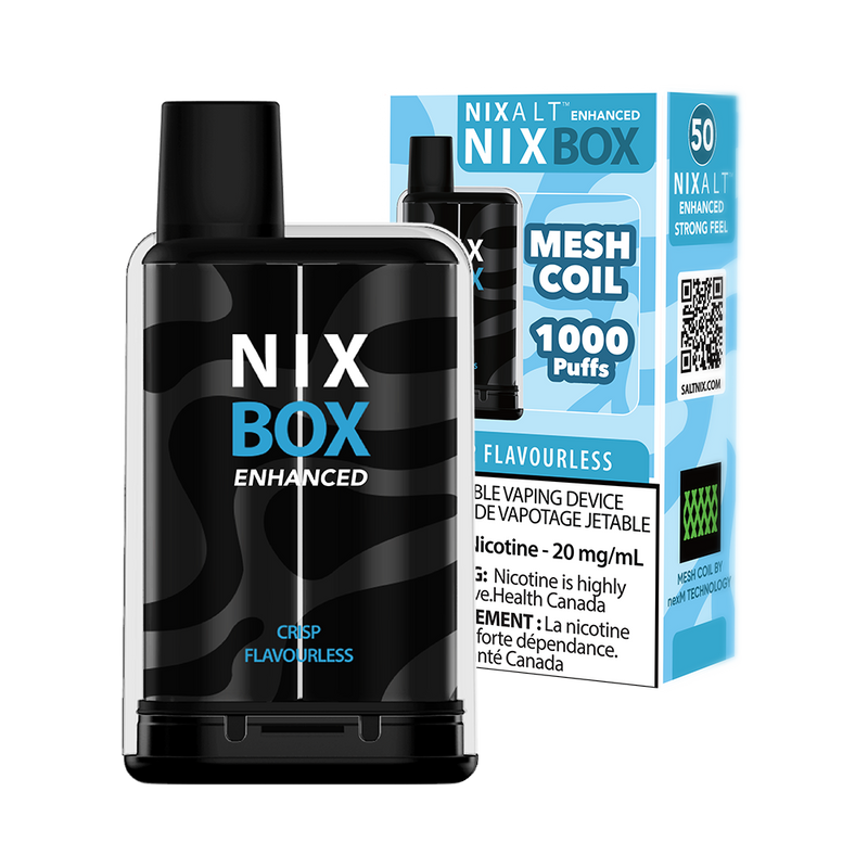 NIX BOX Disposable - ENHANCED Crisp Flavourless